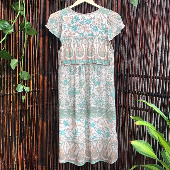 RARE Vintage Spell Boho Blossom Mini Dress - Picture 13 of 16